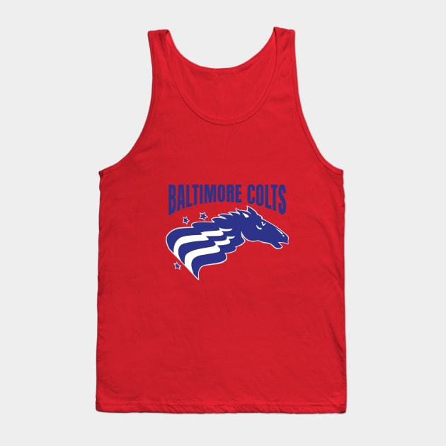 Retro Baltimore Colts Football Tank Top by LocalZonly